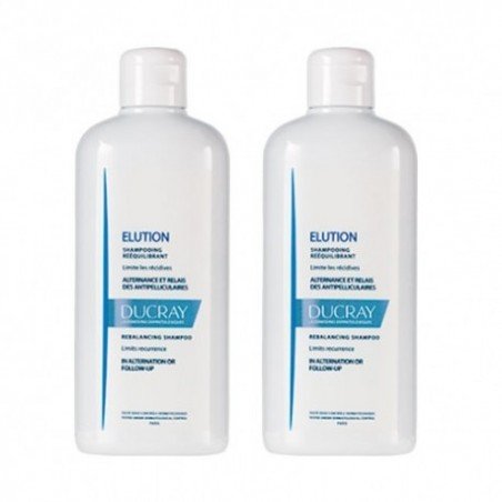 Comprar DUCRAY ELUCION DUPLO CHAMPÚ REEQUILIBRANTE 2 X 400 ML al mejor precio en Farmacia4Estaciones, tu farmacia online Comprar DUCRAY ELUCION DUPLO CHAMPÚ REEQUILIBRANTE 2 X 400 ML