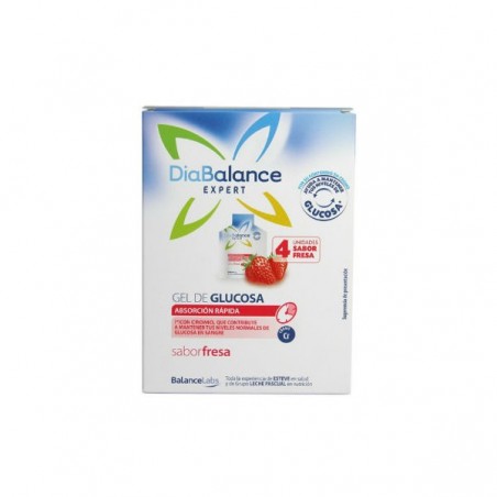 Comprar diabalance expert gel glucosa absorción rápida 4 sobres fresa