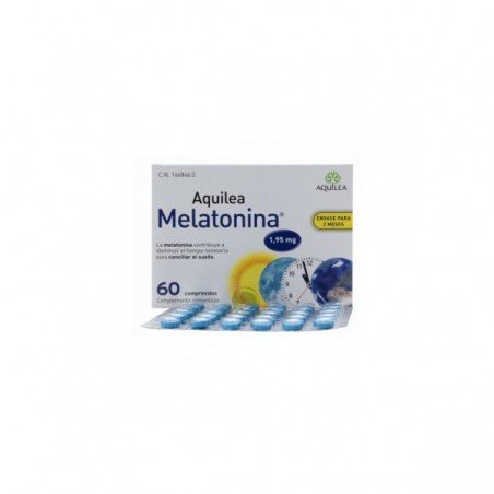 Comprar AQUILEA MELATONINA 1.95 MG 60 COMP al mejor precio en Farmacia4Estaciones, tu farmacia online Comprar AQUILEA MELATONINA 1.95 MG 60 COMP