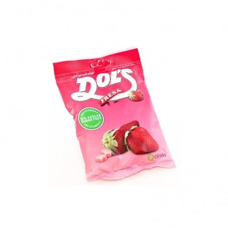 Comprar dols bolsa de caramelos sin azucar de fresa