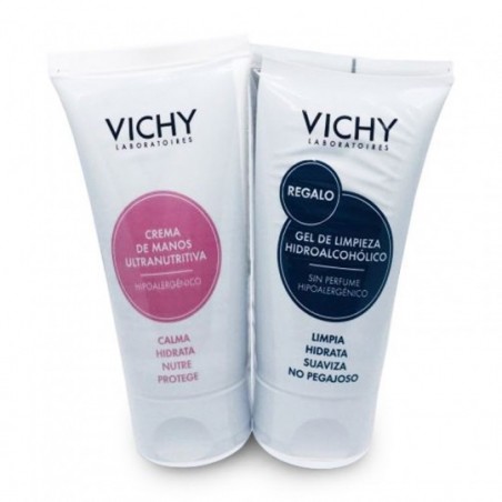 Comprar vichy crema manos ultranutritiva 50 ml + regalo gel limpieza hidroalcohólico 50 ml