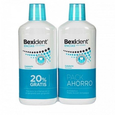 Comprar BEXIDENT DUPLO ENCÍAS COLUTORIO 2 X 500 ML al mejor precio en Farmacia4Estaciones, tu farmacia online Comprar BEXIDENT DUPLO ENCÍAS COLUTORIO 2 X 500 ML