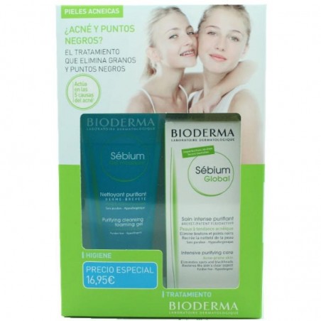 Comprar pack bioderma pieles acneicas 30 + 100 ml