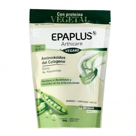 Comprar EPAPLUS ARTHICARE proteina vegan 300 G al mejor precio en Farmacia4Estaciones, tu farmacia online Comprar EPAPLUS ARTHICARE proteina vegan 300 G