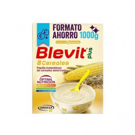 Comprar BLEVIT PLUS 8 CEREALES 1000 G al mejor precio en Farmacia4Estaciones, tu farmacia online Comprar BLEVIT PLUS 8 CEREALES 1000 G