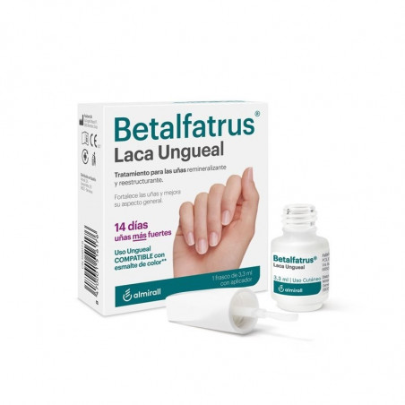 Comprar BETALFATRUS LACA UNGUEAL 3.3 ML al mejor precio en Farmacia4Estaciones, tu farmacia online Comprar BETALFATRUS LACA UNGUEAL 3.3 ML