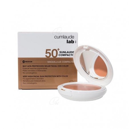 Comprar sunlaude compacto spf 50+ color tono 02 medium 10 g