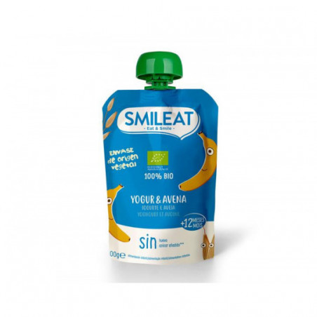 Comprar smileat pouch de yogur y avena 100 g