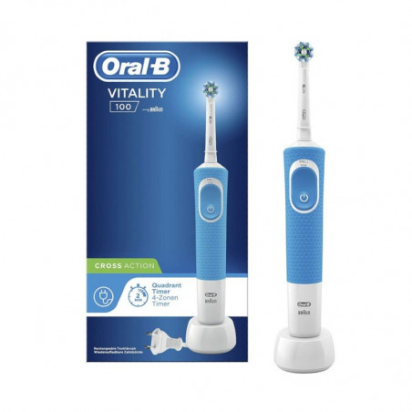 Comprar oral-b vitality 100 crossaction cepillo eléctrico azul