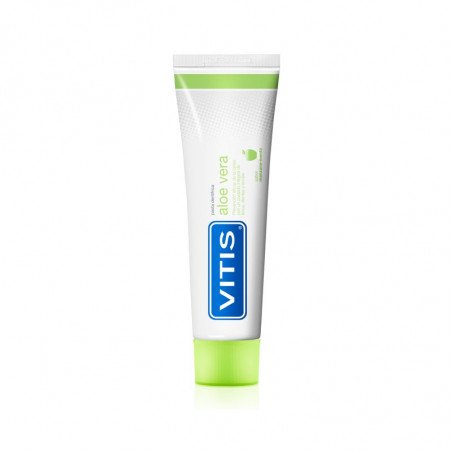 Comprar VITIS PASTA DENTÍFRICA ALOE VERA 100 ML al mejor precio en Farmacia4Estaciones, tu farmacia online Comprar VITIS PASTA DENTÍFRICA ALOE VERA 100 ML