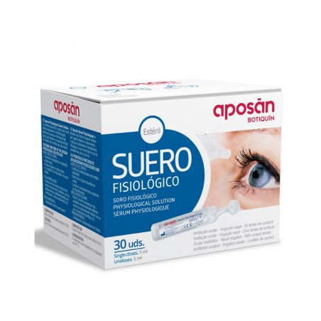 Comprar APOSÁN SUERO FISIOLÓGICO 30 MONODOSIS al mejor precio en Farmacia4Estaciones, tu farmacia online Comprar APOSÁN SUERO FISIOLÓGICO 30 MONODOSIS