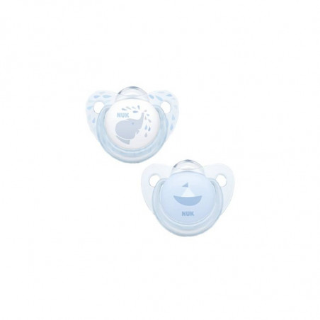 Comprar CHUPETE SILICONA BLUE T-1 2 U al mejor precio en Farmacia4Estaciones, tu farmacia online Comprar CHUPETE SILICONA BLUE T-1 2 U