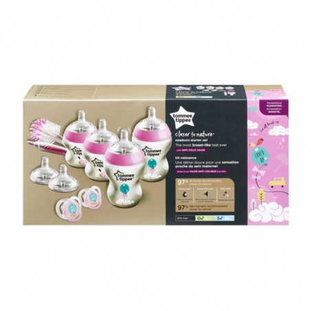 Comprar tommee tippee closer to nature kit recien nacido rosa