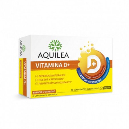 Comprar AQUILEA VITAMINA D+ 30 COMPRIMIDOS SUBLINGUALES al mejor precio en Farmacia4Estaciones, tu farmacia online Comprar AQUILEA VITAMINA D+ 30 COMPRIMIDOS SUBLINGUALES