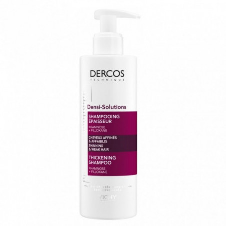 Comprar VICHY DERCOS DENSI-SOLUTIONS CHAMPÚ DENSIFICADOR 400 ML al mejor precio en Farmacia4Estaciones, tu farmacia online Comprar VICHY DERCOS DENSI-SOLUTIONS CHAMPÚ DENSIFICADOR 400 ML
