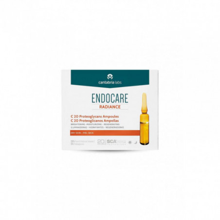 Comprar ENDOCARE RADIANCE C 20 PROTEOGLICANOS 10 AMPOLLAS al mejor precio en Farmacia4Estaciones, tu farmacia online Comprar ENDOCARE RADIANCE C 20 PROTEOGLICANOS 10 AMPOLLAS