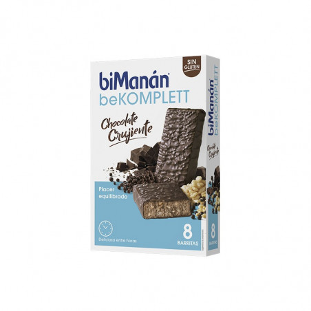 Comprar bimanán barritas bekomplett chocolate crujiente 8 unidades