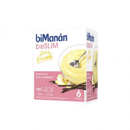 Comprar BIMANÁN NATILLA BESLIM VAINILLA 6 SOBRES al mejor precio en Farmacia4Estaciones, tu farmacia online Comprar BIMANÁN NATILLA BESLIM VAINILLA 6 SOBRES