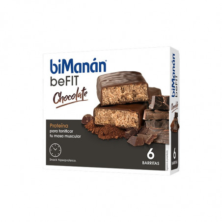 Comprar BIMANÁN BARRITAS BEFIT CHOCOLATE 6 UNIDADES al mejor precio en Farmacia4Estaciones, tu farmacia online Comprar BIMANÁN BARRITAS BEFIT CHOCOLATE 6 UNIDADES