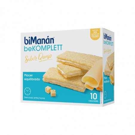 Comprar BIMANÁN BEKOMPLETT CRACKERS SABOR QUESO 10 UNIDADES al mejor precio en Farmacia4Estaciones, tu farmacia online Comprar BIMANÁN BEKOMPLETT CRACKERS SABOR QUESO 10 UNIDADES