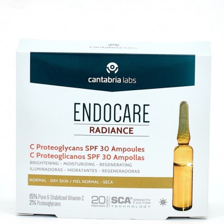 Comprar ENDOCARE-C RADIANCE PROTEOGLICANOS  SPF30 30 AMPOLLAS