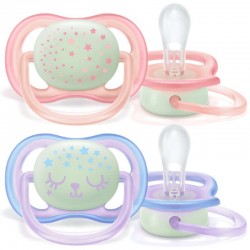 Chupete Soothie Niña, 0-6 Meses x 2 ud. - Philips Avent