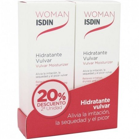 Comprar WOMAN ISDIN HIDRATANTE VULVAR 2 X 30 G al mejor precio en Farmacia4Estaciones, tu farmacia online Comprar WOMAN ISDIN HIDRATANTE VULVAR 2 X 30 G