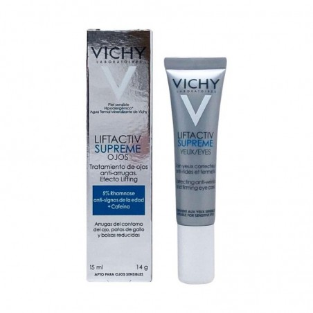 Comprar VICHY LIFTACTIV SUPREME OJOS 15 ML al mejor precio en Farmacia4Estaciones, tu farmacia online Comprar VICHY LIFTACTIV SUPREME OJOS 15 ML