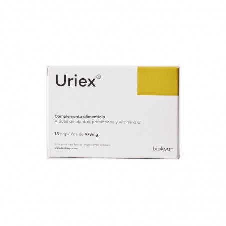 Comprar URIEX 15 CÁPSULAS al mejor precio en Farmacia4Estaciones, tu farmacia online Comprar URIEX 15 CÁPSULAS