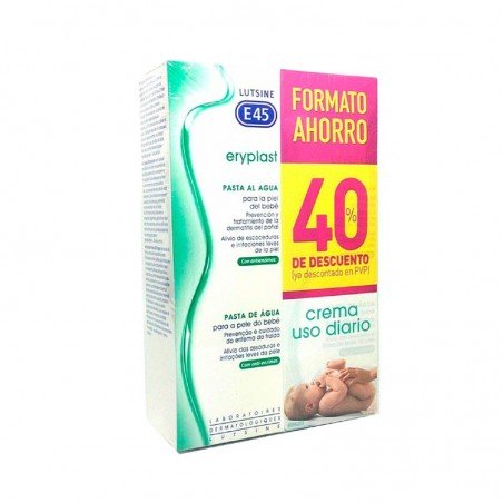 Comprar LUTSINE ERYPLAST PASTA AL AGUA 2 X 75 G al mejor precio en Farmacia4Estaciones, tu farmacia online Comprar LUTSINE ERYPLAST PASTA AL AGUA 2 X 75 G