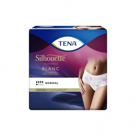 Comprar TENA SILHOUETTE CINTURA BAJA BLANCA TALLA L al mejor precio en Farmacia4Estaciones, tu farmacia online Comprar TENA SILHOUETTE CINTURA BAJA BLANCA TALLA L