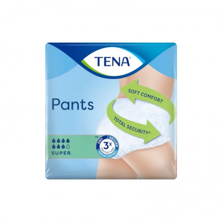 Comprar TENA PANTS SUPER TALLA M 12 UNIDADES al mejor precio en Farmacia4Estaciones, tu farmacia online Comprar TENA PANTS SUPER TALLA M 12 UNIDADES