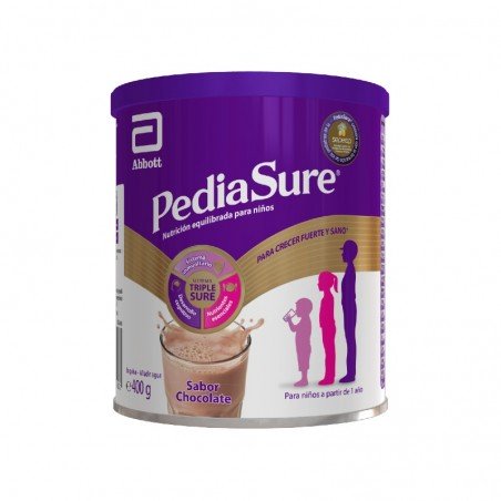 Comprar PEDIASURE POLVO CHOCOLATE 400 G al mejor precio en Farmacia4Estaciones, tu farmacia online Comprar PEDIASURE POLVO CHOCOLATE 400 G