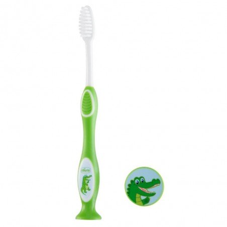 Comprar CHICCO CEPILLO DENTAL INFANTIL VERDE 3-6 AÑOS al mejor precio en Farmacia4Estaciones, tu farmacia online Comprar CHICCO CEPILLO DENTAL INFANTIL VERDE 3-6 AÑOS