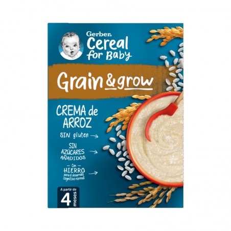 Comprar gerber papilla crema de arroz sin gluten 250 g