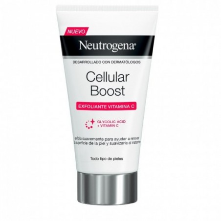Comprar NEUTROGENA CELLULAR BOOST EXFOLIANTE VITAMINA C 75 ML al mejor precio en Farmacia4Estaciones, tu farmacia online Comprar NEUTROGENA CELLULAR BOOST EXFOLIANTE VITAMINA C 75 ML