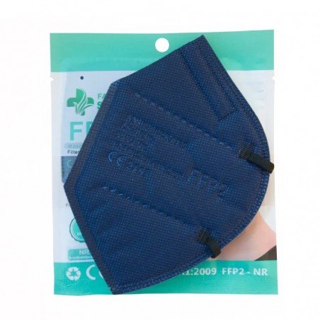 Comprar MASCARILLA FFP2 NR AZUL MARINO 1 UNIDAD al mejor precio en Farmacia4Estaciones, tu farmacia online Comprar MASCARILLA FFP2 NR AZUL MARINO 1 UNIDAD