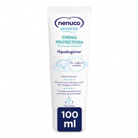 Comprar nenuco sensitive crema protectora pañal 100 ml