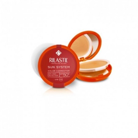 Comprar rilastil sun system crema compacta uniformadora spf 50+ color dorado 10 g