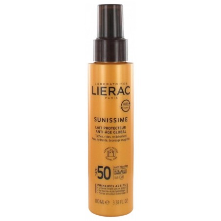 Comprar lierac sunissime leche protectora cuerpo revitalizante spf50 100 ml