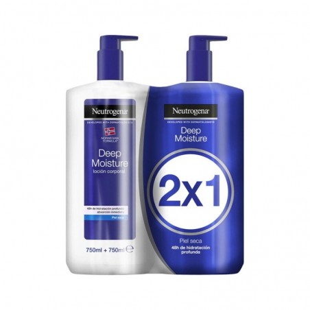 Comprar NEUTROGENA LOCIÓN CORPORAL HIDRATACIÓN PROFUNDA 2 X 750 ML al mejor precio en Farmacia4Estaciones, tu farmacia online Comprar NEUTROGENA LOCIÓN CORPORAL HIDRATACIÓN PROFUNDA 2 X 750 ML