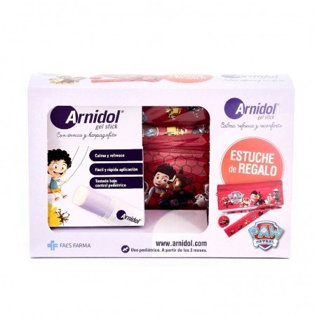 Comprar ARNIDOL GEL STICK 15 ML + REGALO ESTUCHE PAW PATROL al mejor precio en Farmacia4Estaciones, tu farmacia online Comprar ARNIDOL GEL STICK 15 ML + REGALO ESTUCHE PAW PATROL