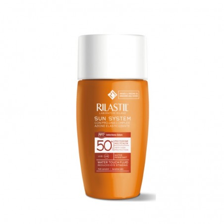 Comprar rilastil sun system water touch spf 50+ fluido 50 ml al mejor precio en Farmacia4Estaciones, tu farmacia online Comprar rilastil sun system water touch spf 50+ fluido 50 ml