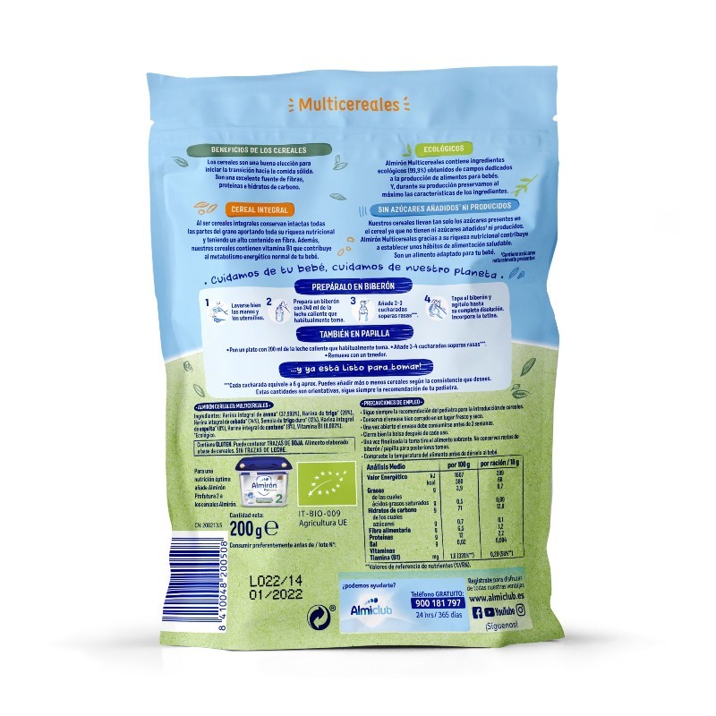Comprar Almiron Multicereales Ecologicos 0 G A Precio Online Comprar Almiron Multicereales Ecologicos 0 G A Precio Online
