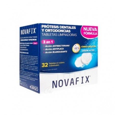 Comprar NOVAFIX TABLETAS ANTIBACTERIANAS 3 EN 1 32 UDS al mejor precio en Farmacia4Estaciones, tu farmacia online Comprar NOVAFIX TABLETAS ANTIBACTERIANAS 3 EN 1 32 UDS