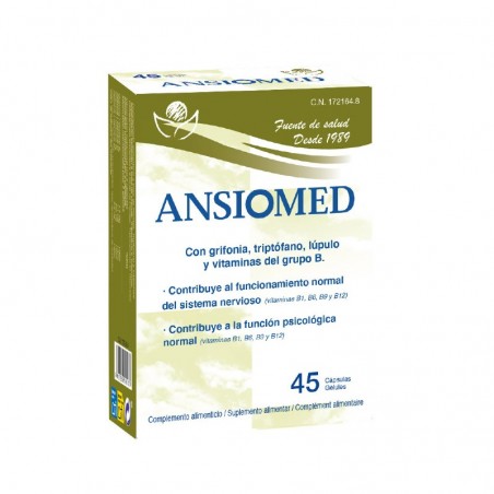 Comprar ansiomed 45 cápsulas