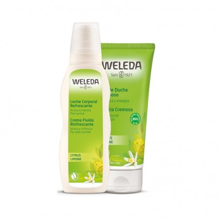 Comprar weleda pack citrus gel de ducha cremoso + leche corporal refrescante