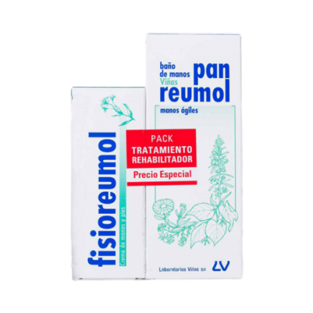 Comprar pan reumol baño de manos 200 ml + fisioreumol 50 ml pack tratamiento rehabilitador