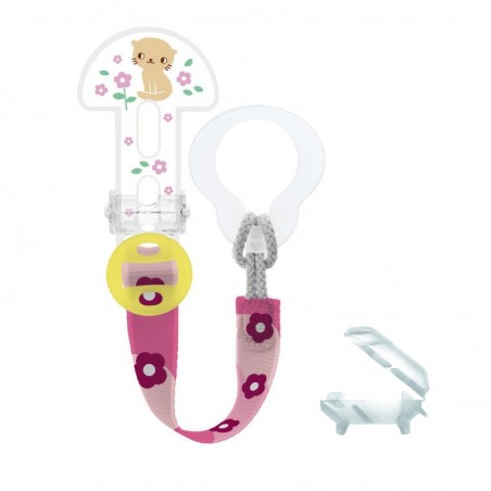 Comprar mam clip it! & cover broche chupete rosa + cubretetina 1 unidad