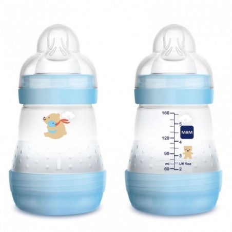 Comprar mam easy start anti-colic biberón silicona azul 160 ml 0+ m 1 unidad